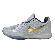 Nike Ja 2 'Christmas' Metallic Gold Silver Sneakers, Size 6Y / 7.5W IB7251-002