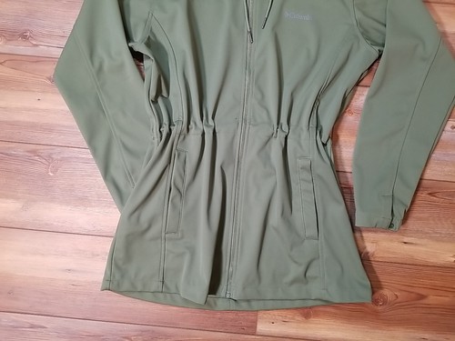 Columbia Women's Rose Winds Softshell Hooded Jacket , Canteen, Medium Excellent! - Picture 4 of 14