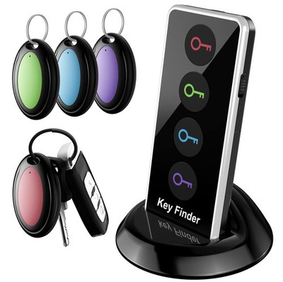 Verlorener Fernsucher mit LED-Licht 131 Fuß Reichweite Schlüssel Locator mit 4 Retriever Tags