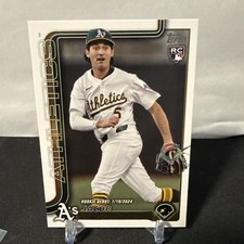 2025 Topps Update Series Jacob Wilson Rookie Debut #US180 Athletics