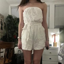 White American Eagle Romper