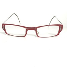 Markus T Titan M123948 Eyeglasses Red Rectangle Frames Made in Germany 21985