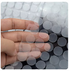 Klettpunkte Transparent Klettband weiß 10-20 mm selbstklebend Klettverschluss