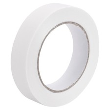 1" x 49 Yards 5.3 Mil Cloth Bookbinding Repair Tape Roll White