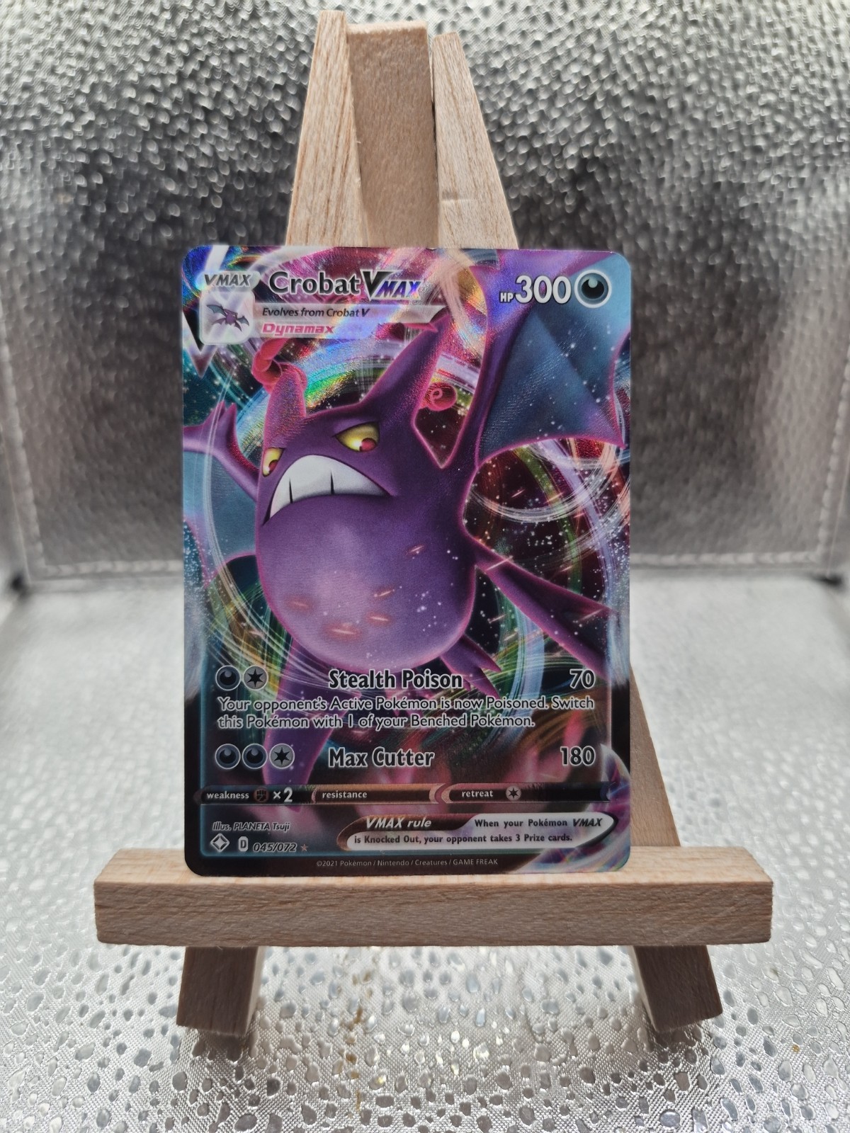 Crobat Vmax 045/072 Ultra Rare - 2021 Pokemon Shining Fates NM