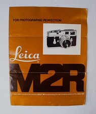 Leica M2R Sales Brochure, 1969