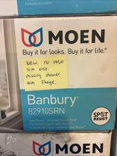 Moen Banbury 82910SRN Spot Resist Brushed Tub Shower Faucet NO VALVE TRIM ONLY