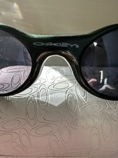 Vintage Oakley Eye Jacket Green Frames Sunglasses