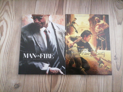 Man on Fire - Mann unter Feuer + Revenge of the Warrior Blu Ray Mediabook Top
