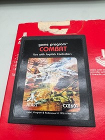 Atari 2600 CX-2600A Promo Stamped Bundle w/ Controllers Space Invaders + Combat