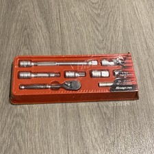 Snap-on General Service Set 1/4” Ratchet Uni Joint 3/8” Adaptors & Extensions