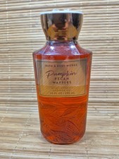 Gel de ducha Bath & Body Works calabaza nuez moscada gofres 10 oz ~ sellado ~ ENVÍO GRATUITO