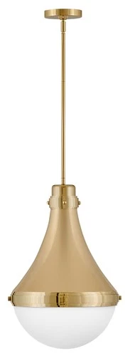 Hinkley Lighting 39054 Oliver 1 Light 14"W Pendant - Black - Picture 4 of 6
