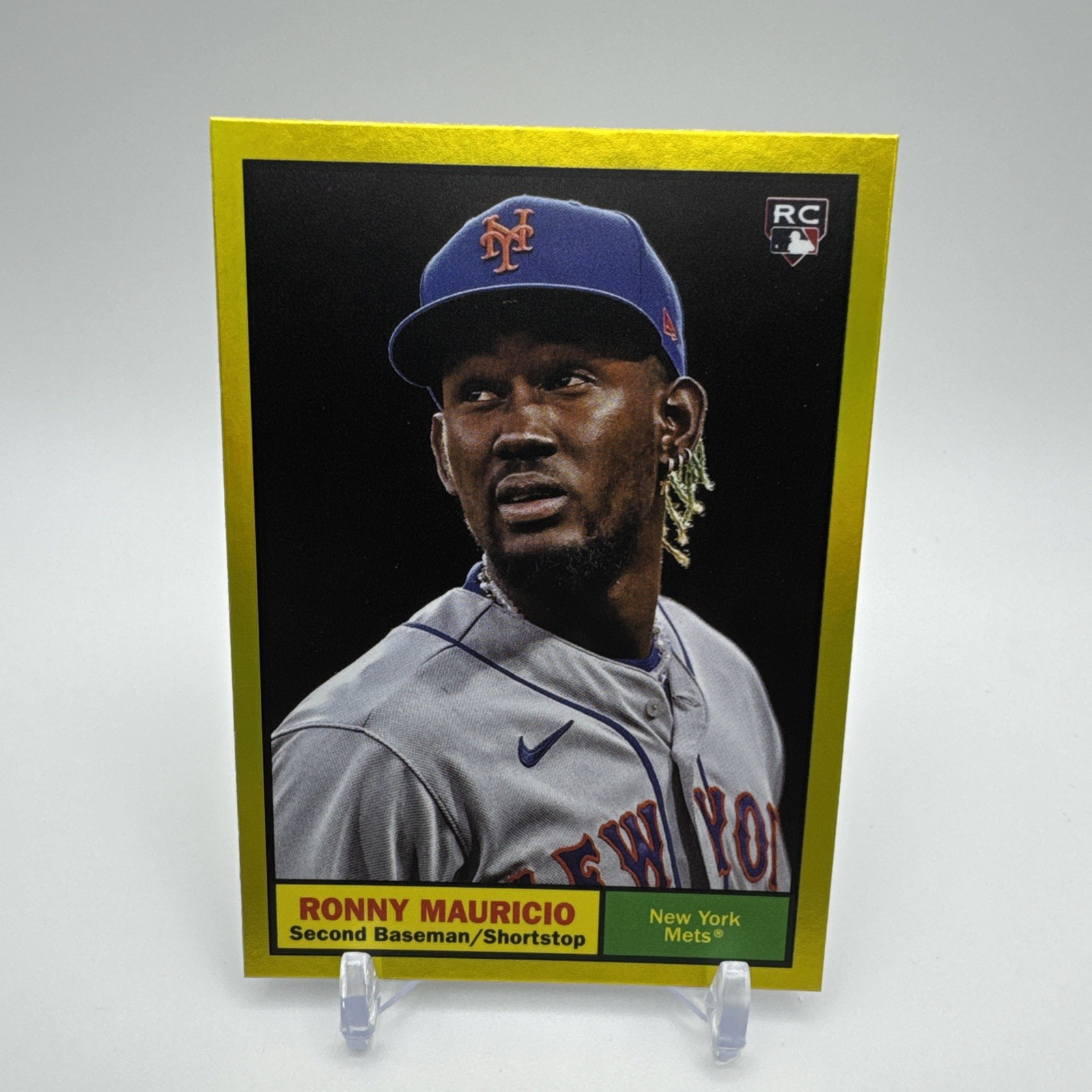 2024 Topps Archives - 1961 Topps Ronny Mauricio #49 Yellow Foilboard (RC)