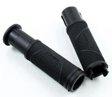 Ariete Alu-Rub Grips - Black - Perforated - 13905