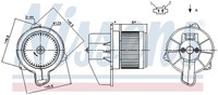 1X Nissens 87305 InnenraumgebläSe FüR Fiat