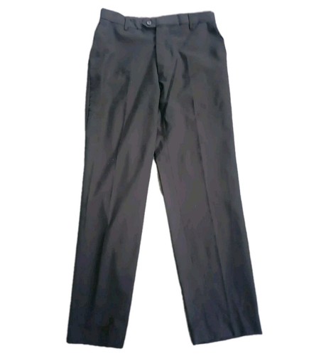Vintage Prada Super 180s Wool Black Tailored Trousers Pants Womens 28 Italy