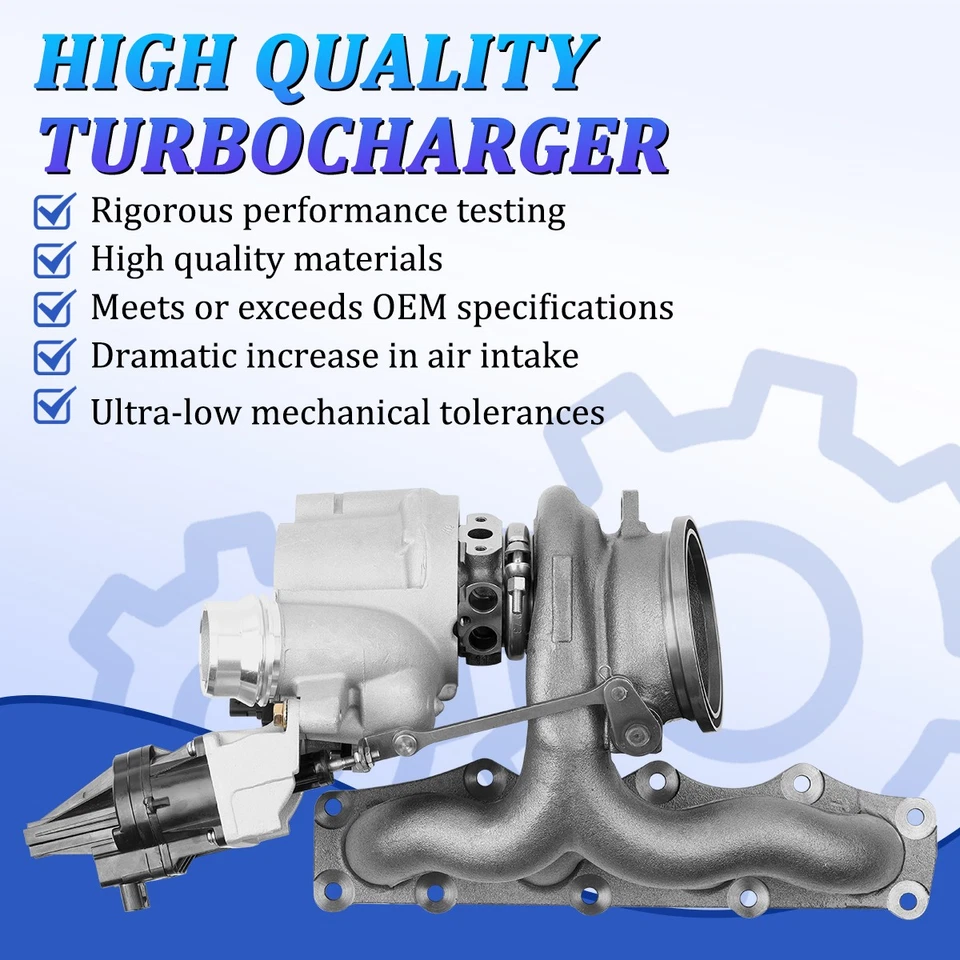 OEM Turbo Turbocharger N20 11657635804 for BMW 125i 320i 328i 528i X1 X3 Z4 2.0L Foto 2 de 4