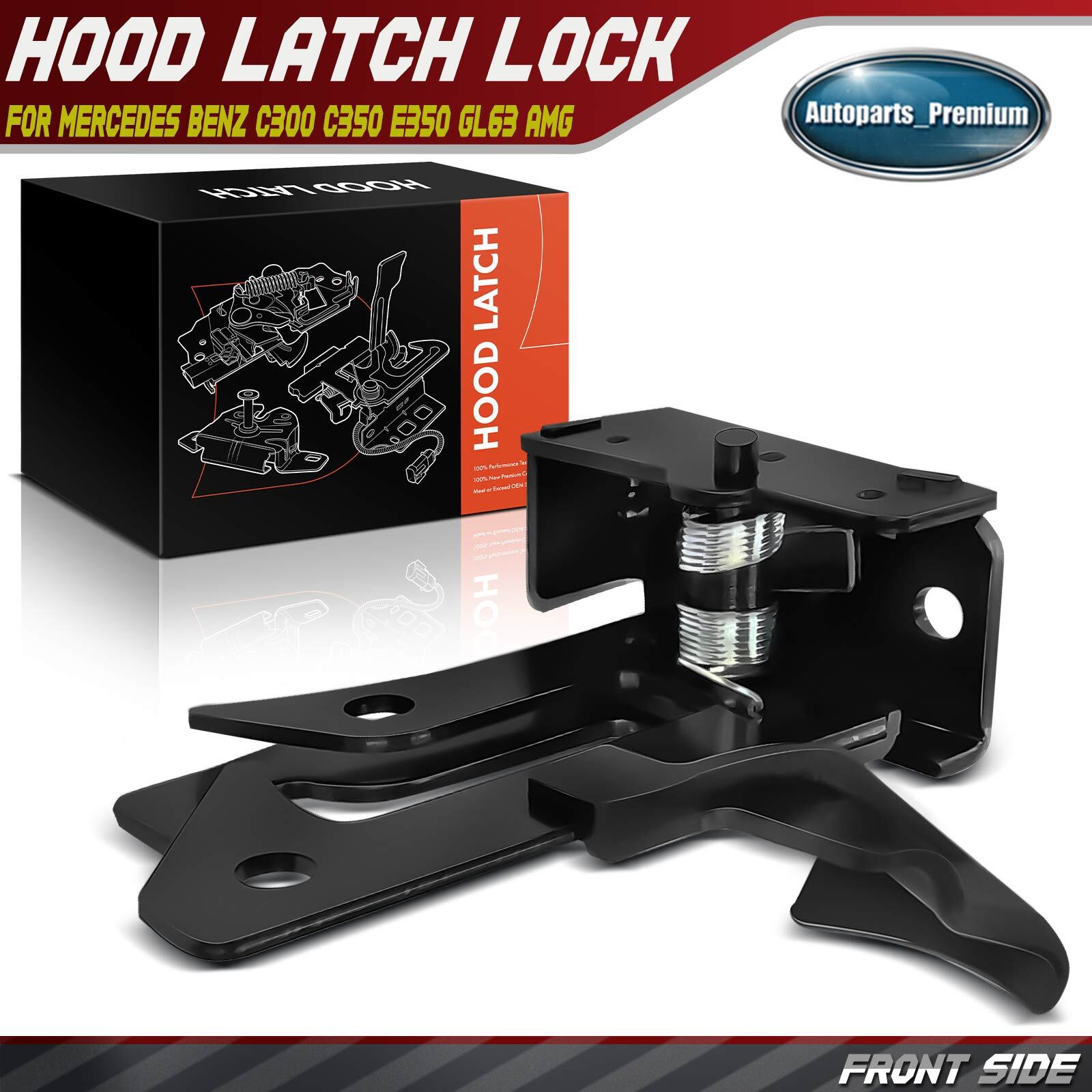 New Front Hood Latch Assembly for Mercedes Benz C300 C350 E350 GL63 AMG GLK250