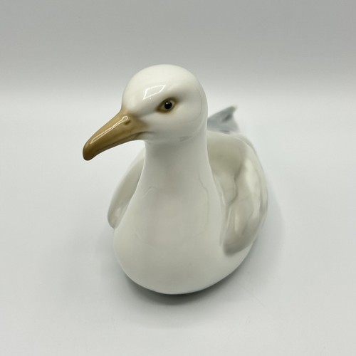 Estatuilla de gaviota de cerámica de porcelana Otagiri vintage casa de playa decoración del hogar Japón - Imagen 7 de 11