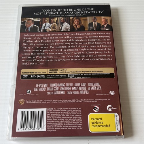 The West Wing Complete Collection Box Season 1 2 3 4 5 6 7 DVD 42 Discs Region 4 - Picture 18 of 24