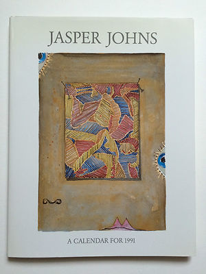 JASPER JOHNS, limited edition calendar,  Anthony D'Offay gallery, 1991.