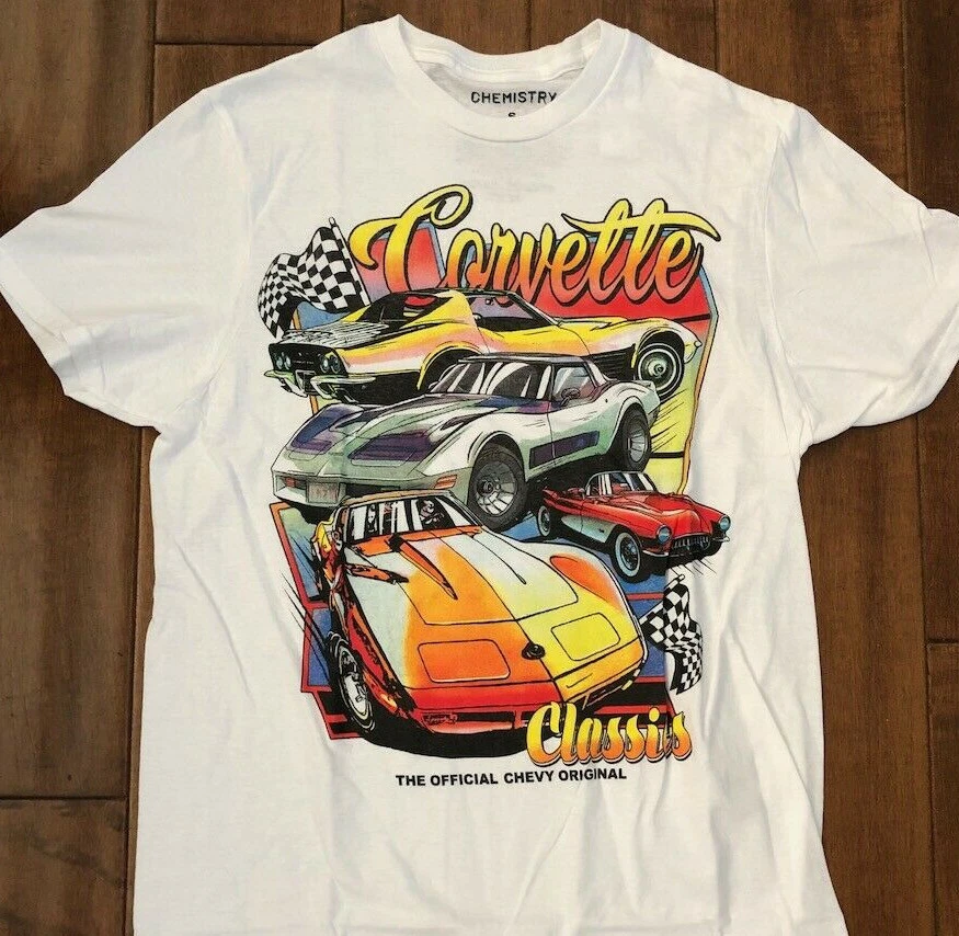 Corvette Classic Vintage Style shirt S-3XL T-shirt USA muscle car