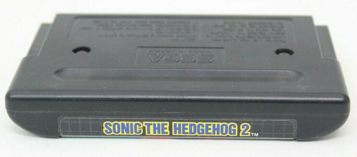 LABEL ETIQUETA ADESIVA SONIC THE HEDGEHOG 2 PARA CARTUCHO DE MEGA