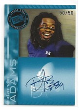 2011 Press Pass Darvin Adams Blue Parallel Autographed Rookie Card 50/50
