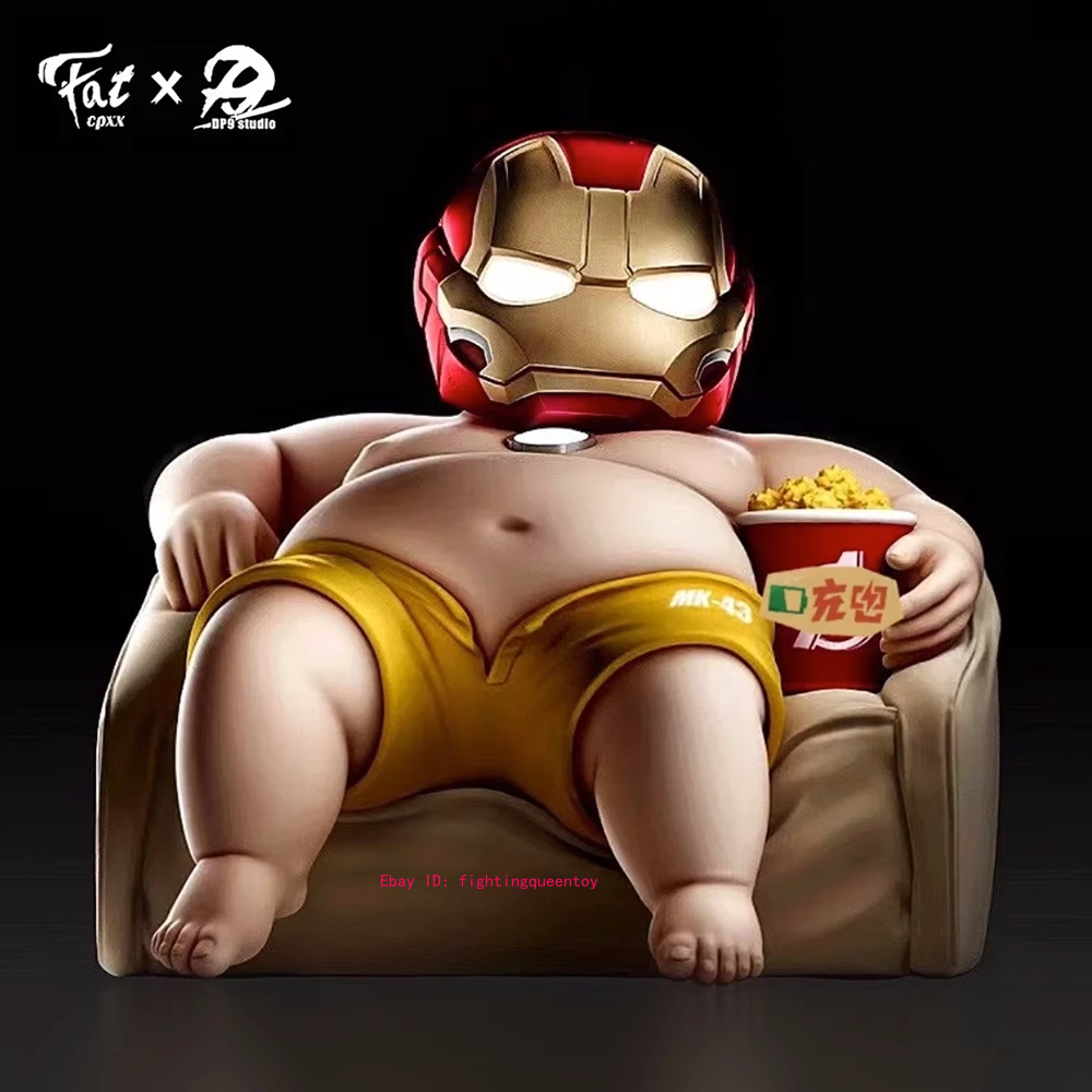 CPXX DP9 Studio Fat Iron Man 2.0 Resin Statue MK43 12cm High Model