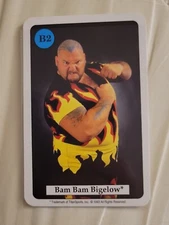 1993 Amigo Spiele WWF Bam Bam Bigelow Quartett Wrestling Card B2