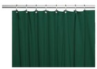 Dark Green Vinyl Shower Curtain Liner 12 Metal Grommets Heavy Duty Design