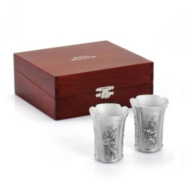 Royal Selangor Pewter Four Seasons Tumblers Cups Beakers New in