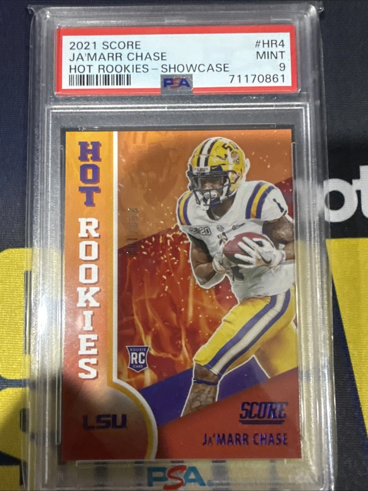 JaMarr Chase Panini Score Hot Rookies #HR4 Showcase