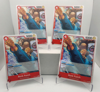 Bonk Punch Playset - OP09-010 x4 - Emperors in the New World - One Piece TCG