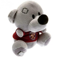 West Ham United Timmy Bear Soft Plush Mascot Teddy Official Licensed