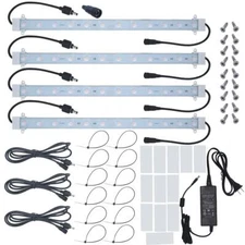 Grow Light Strip Kit 45w 4 Pcs 16 Inches Led Grow Light Strips With Extension Ca
