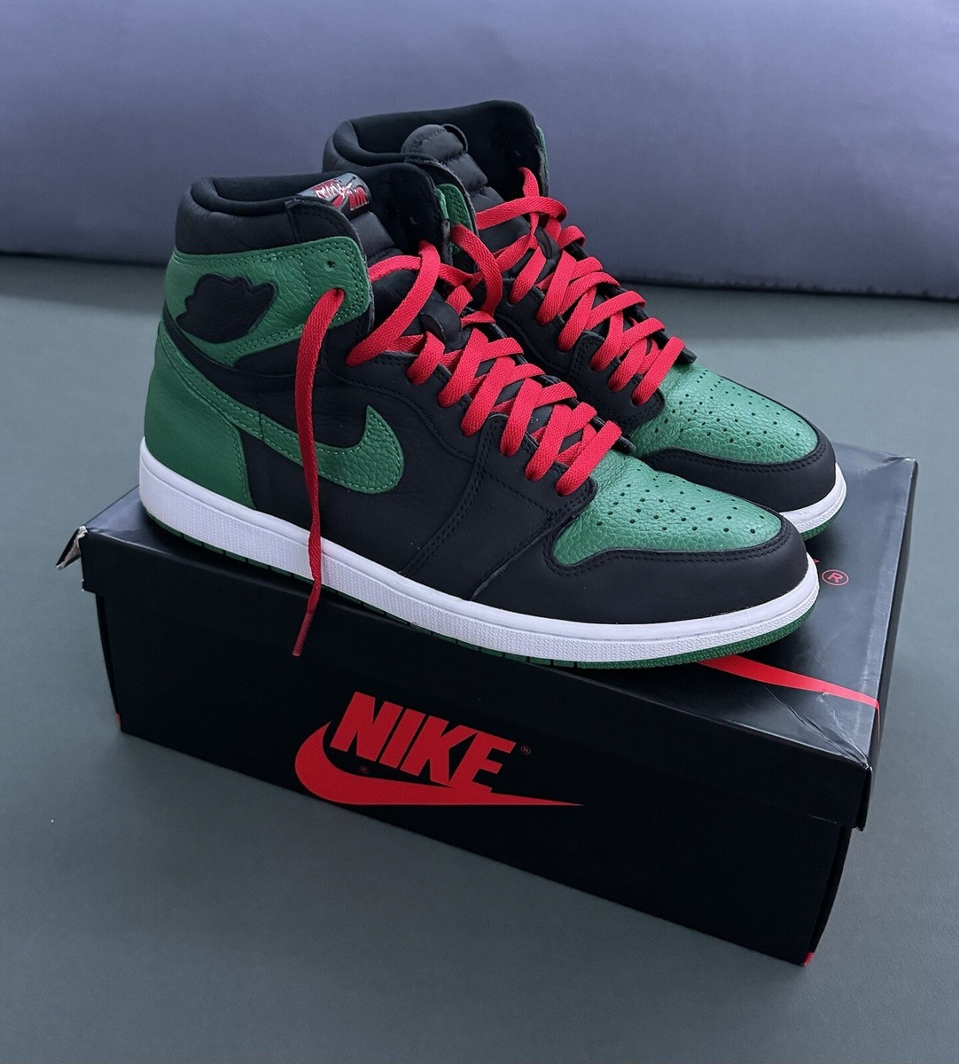 Jordan 1 Pine Green w/o original box size 12 Size 12 - Jordan 1 Retro High OG Pine Green 2018  main image 4