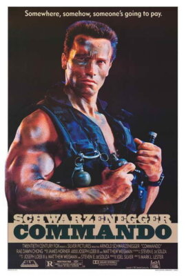 65393 Commando Movie Arnold Schwarzenegger Wall Decor Print Poster