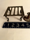 Antique E American Doll 19thc/German tin TOY trivet, Candle stand, kitchen tool — photo 8