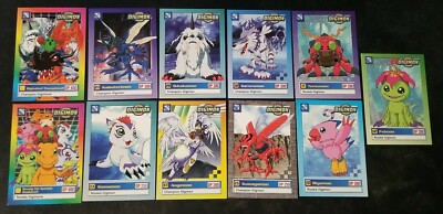 Digimon Animated Series 1999-2000 Card Bandai Anime Monster Collection 11  Cards | eBay