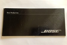 Bose Product Line Booklet 1997 Catalog Advert...