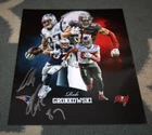 ROB GRONKOWSKI SIGNED PATRIOTS BUCS CUSTOM NFL 8X10