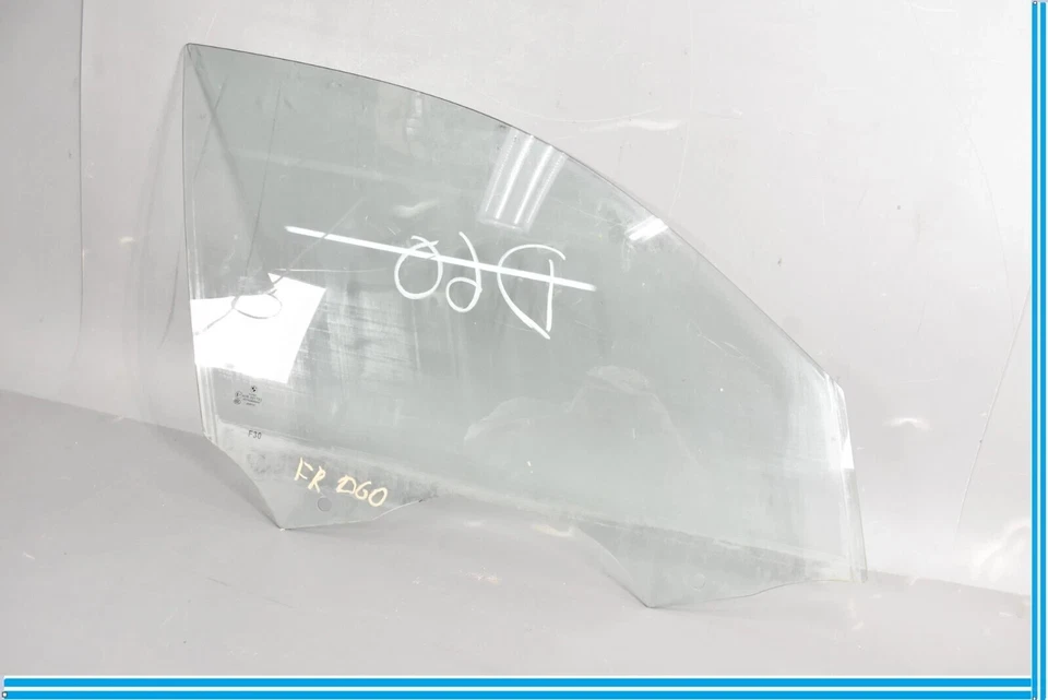 12-18 BMW F30 328i 335i 330e 340i sedán puerta delantera derecha ventana vidrio OEM Foto 3 de 4