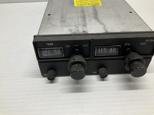 AVIATION AIRCRAFT 14 VOLT KING KX170A NAV COMM RADIO - UNTESTED - Picture 3 of 8