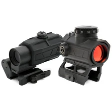 AT3™ ALPHA + DELTA Green Dot Kit - Includes Green Dot Sight & 3x Magnifier