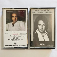 2 CASSETTE Lot 303: Neil Diamond - His 12 Greatest Hits / September Morn TESTED