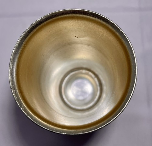 Vintage Aluminium Becher Made in Italy - MCM - je 1 Stück - goldfarben - Bild 3 von 4