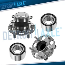 Rear Wheel Bearing & Hubs + Front Wheel Bearings for 2013 2014 Honda Civic ILX