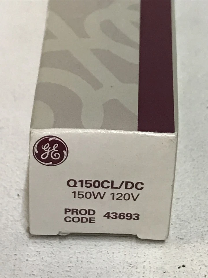 GE 43693 Q150CL/DC 150W 120V C10S Base ETC Light Bulb - Image 2 of 4